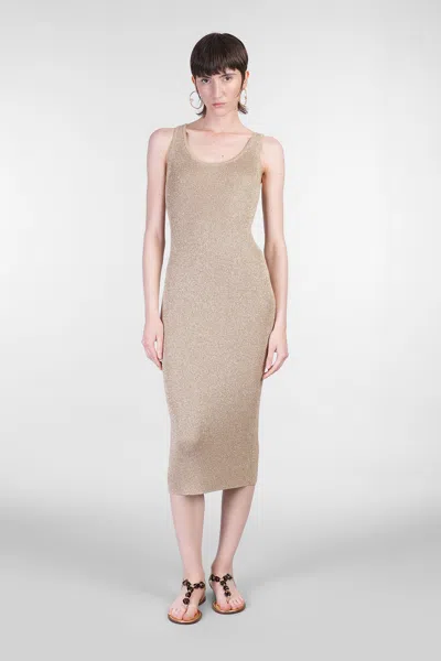 Mc2 Saint Barth Ronan In Gold Viscose