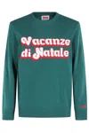 Mc2 Saint Barth Heron Crew-neck Sweater In Green