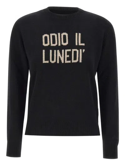 Mc2 Saint Barth Round-neck Sweater In Black