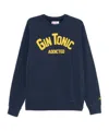 Mc2 Saint Barth Gin Tonic Addicted Sweatshirt In Blue