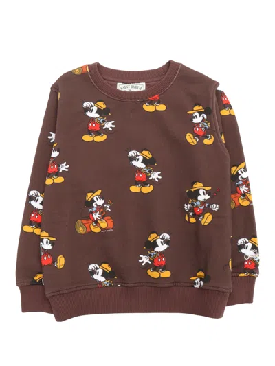 Mc2 Saint Barth Kids' Round-neck Sweatshirt In Multicolor