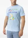Mc2 Saint Barth Round-neck T-shirt In Blue