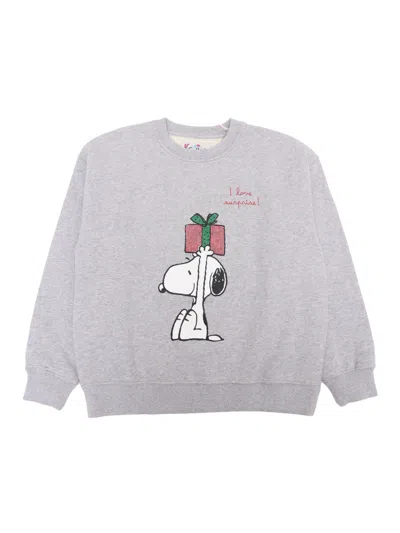 Mc2 Saint Barth Kids' Roundneck Sweatshirt In Multicolor