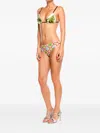 Mc2 Saint Barth Ruched Bikini Briefs In Multi