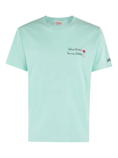 Mc2 Saint Barth X Portofino Dry Gin Embroidered T-shirt In Green