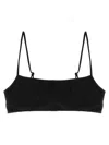 Mc2 Saint Barth Bandeau-style Bikini Top In Black