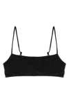 Mc2 Saint Barth Bandeau-style Bikini Top In Black