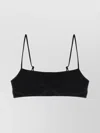 Mc2 Saint Barth Bandeau-style Bikini Top In Black