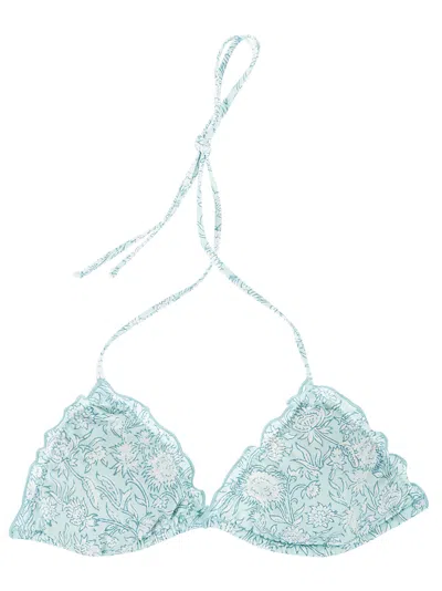 Mc2 Saint Barth Sagittarius Bikini Top In Blue