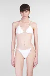 Mc2 Saint Barth Sagittarius Beachwear In White Polyamide In White