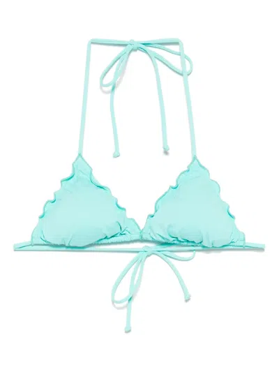 Mc2 Saint Barth Sagittarius Bikini Top In Blue