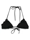 Mc2 Saint Barth Sagittarius Bikini Top In Black