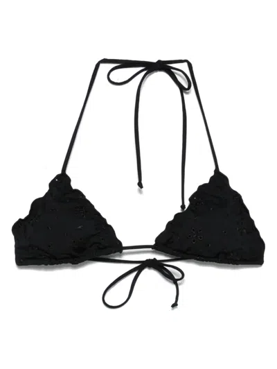 Mc2 Saint Barth Sagittarius Bikini Top In Black