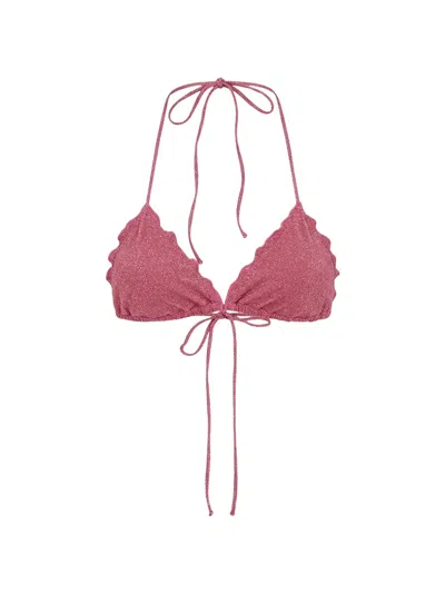 Mc2 Saint Barth Sagittarius Bikini Top In Pink