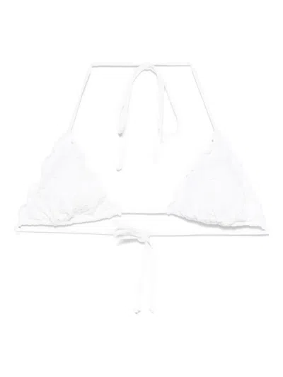 Mc2 Saint Barth Sagittarius Bikini Top In White