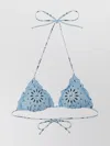 Mc2 Saint Barth Sagittarius Bikini Top In Blue