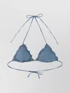 Mc2 Saint Barth Sangallo Sagittarius Miami Bikini Top In Blue