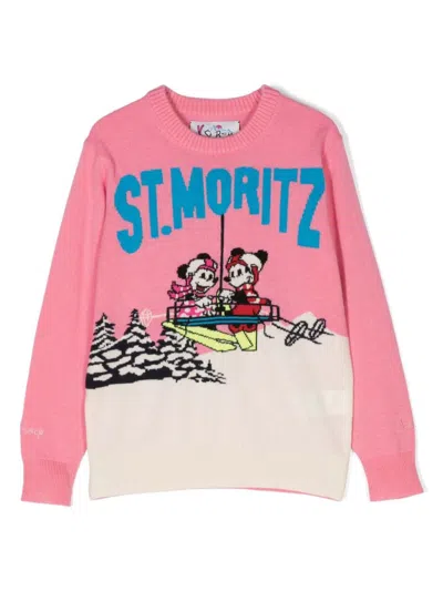Mc2 Saint Barth Kids' Saint Barth Sweaters Pink