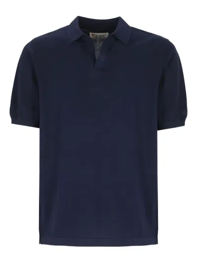 Mc2 Saint Barth Saint Barth T-shirts And Polos Blue