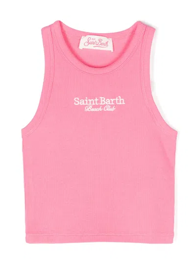 Mc2 Saint Barth Kids' Saint Barth Top Pink