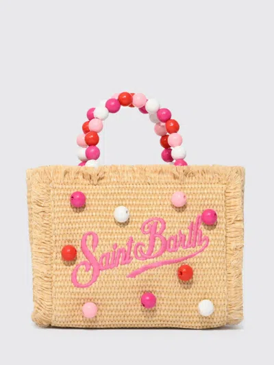 Mc2 Saint Barth Mini Bag  Woman Color Beige In Pattern