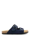 Mc2 Saint Barth Blue Terry Man Sandals In Waffle 61