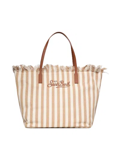 Mc2 Saint Barth Sangallo Fringe City Crossbody Bag In Multi