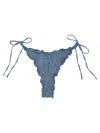 Mc2 Saint Barth Sangallo Sagittarius Miami Bikini Bottom In Blue