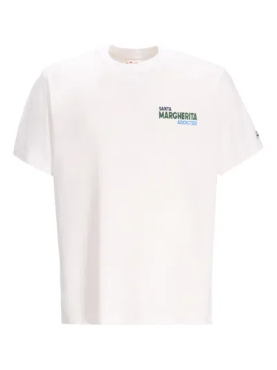 Mc2 Saint Barth Santa Margherita T-shirt In White