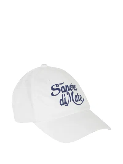Mc2 Saint Barth Sapore Di Mare Embroidered Baseball Cap In White