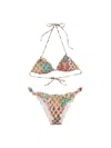 Mc2 Saint Barth Adjustable Straps Ruffle Trim Triangle