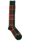 Mc2 Saint Barth Scottish Stocking In Green