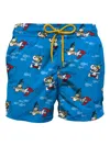 Mc2 Saint Barth Scuba Print Swim Shorts In Multi