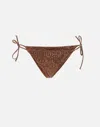 Mc2 Saint Barth Sequin-embellished Bikini Bottoms In Multi