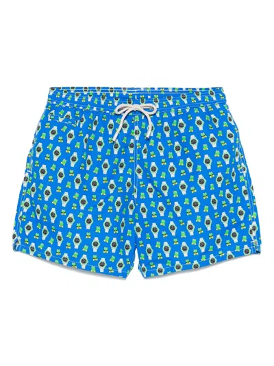 Mc2 Saint Barth Sea Boxer Lighting In Blue