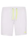 Mc2 Saint Barth Man Lightweight Fabric White Swim-shorts Lighting Pantone Pantone Special Edition