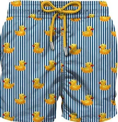 Mc2 Saint Barth Ducky Stripes Sea Clothing In Multi