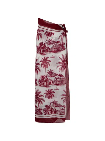 Mc2 Saint Barth Self-tie Sarong In White