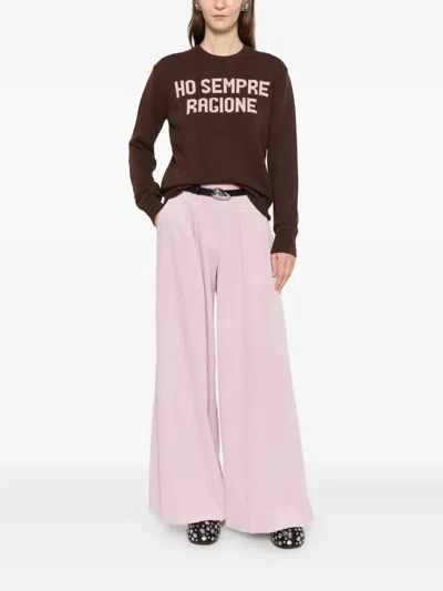 Mc2 Saint Barth Sempre Ragione Sweater In Brown