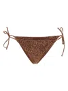 Mc2 Saint Barth Sequin-embellished Bikini Bottoms In Multi