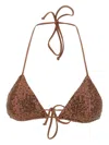 Mc2 Saint Barth Sequin-embellished Triangle Bikini Top