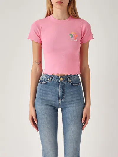 Mc2 Saint Barth Serena T-shirt In Rosa