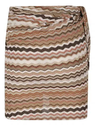 Mc2 Saint Barth Sery Pareo In Brown