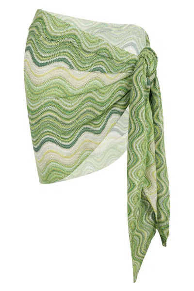 Mc2 Saint Barth Sery Short Sarong Rachel Sea Wave