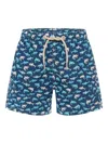 Mc2 Saint Barth Shark-print Swim Shorts
