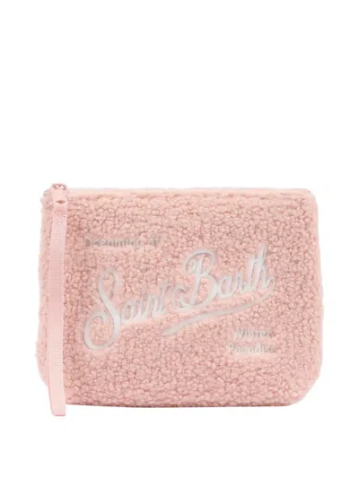 Mc2 Saint Barth Sherpa Pouch In Pink