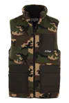 Mc2 Saint Barth Sherpa Waistcoat With Patch Pockets