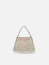 Mc2 Saint Barth Shiny Silver Mini Bag Pearl In White