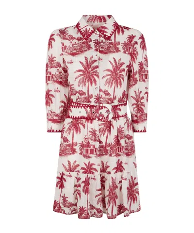MC2 SAINT BARTH DAISI BELTED MINI DRESS
