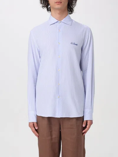 Mc2 Saint Barth Shirt  Men Color Gnawed Blue In Gnawed Blue